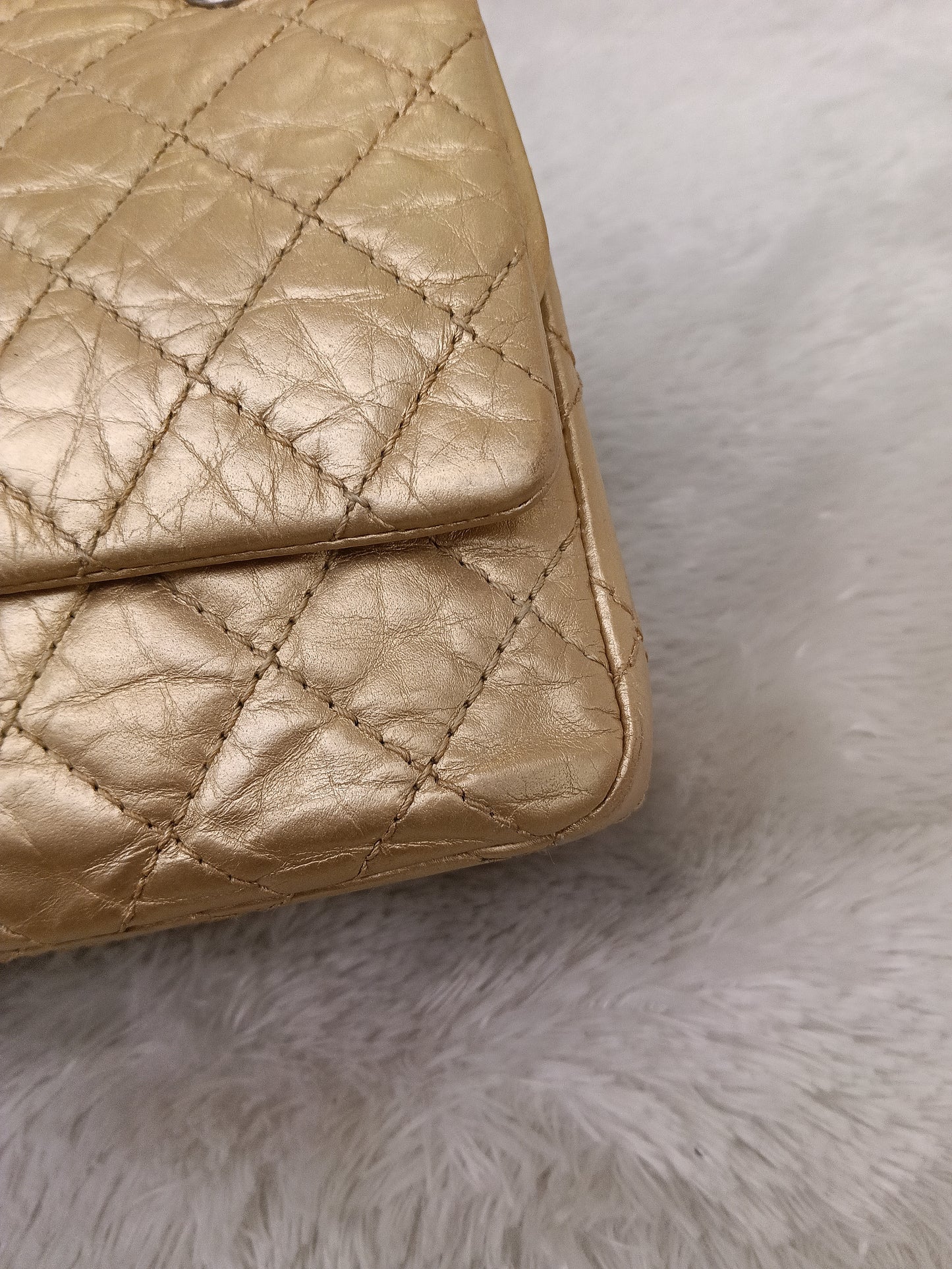 Chanel Reissue 225 Calfskin Gold RHW DF #12