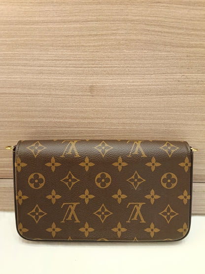 LV Pochette Felicie GM Monogram Fuchsia (CHIP)