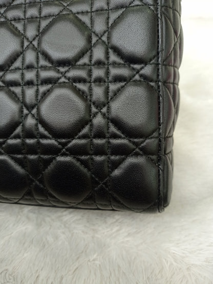 Lady Dior Small Lamb Black GHW 2018