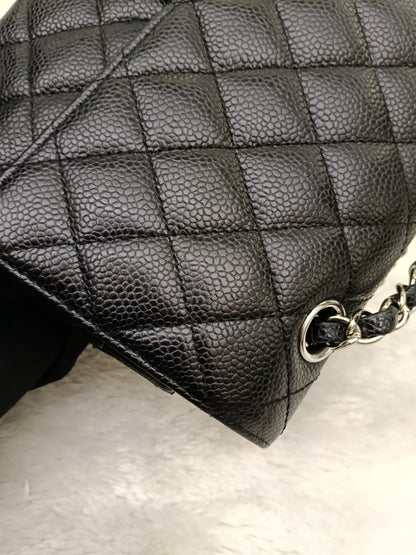 Chanel Medium Caviar Black SHW DF #21
