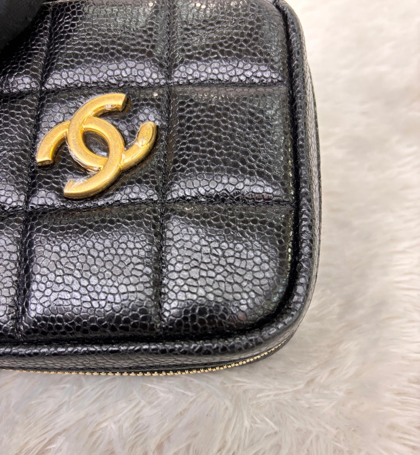 Chanel Diamond Belt Bag Caviar Black GHW #30