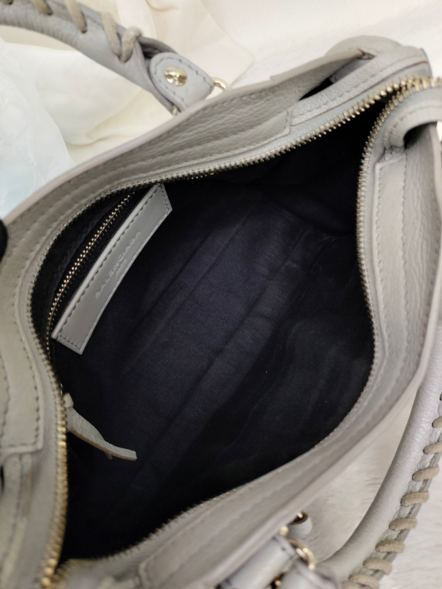 Balenciaga Mini City Edge Light Grey LGHW