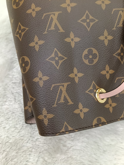 LV Neo Noe MM Monogram Rose Poudre 2020
