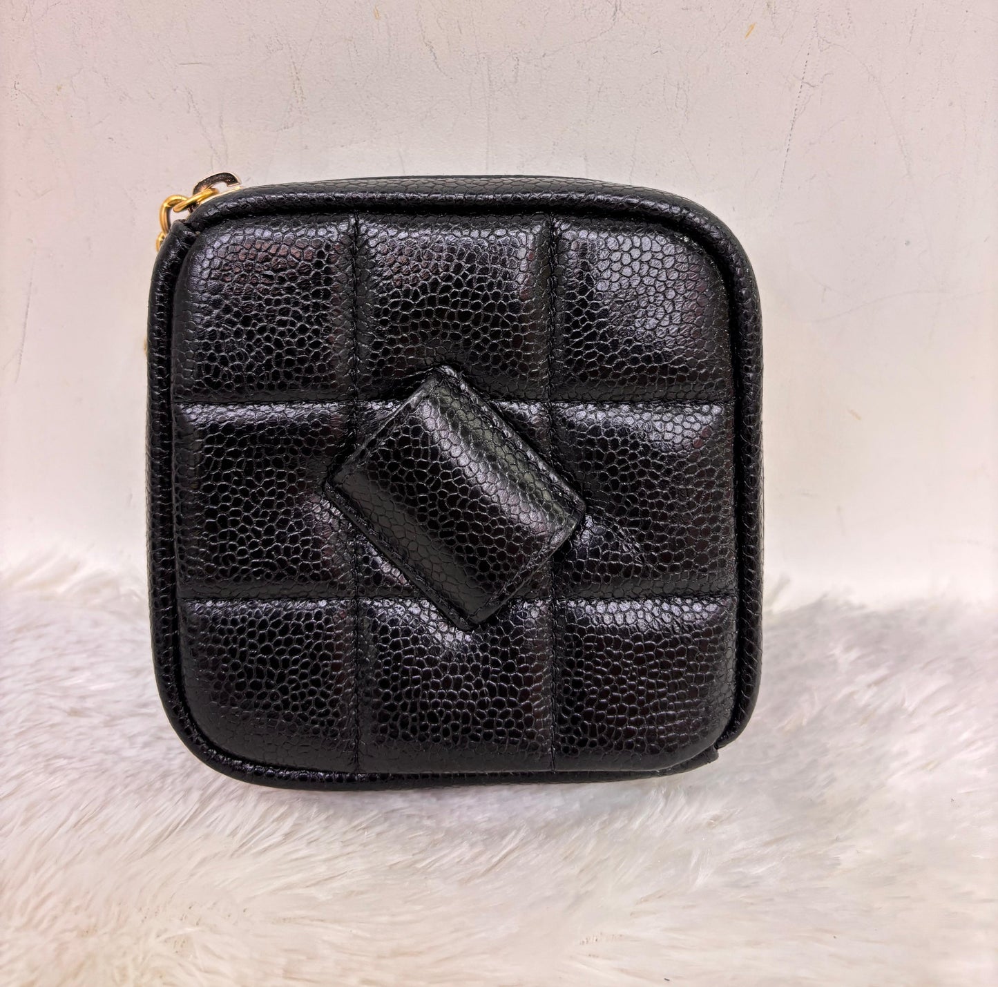 Chanel Diamond Belt Bag Caviar Black GHW #30