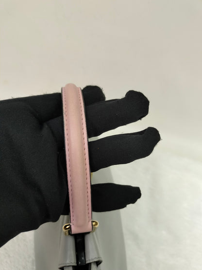 Fendi Peekaboo Mini Griss Pink Peony GHW