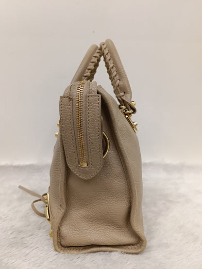 Balenciaga Small City Edge Beige GHW 2019