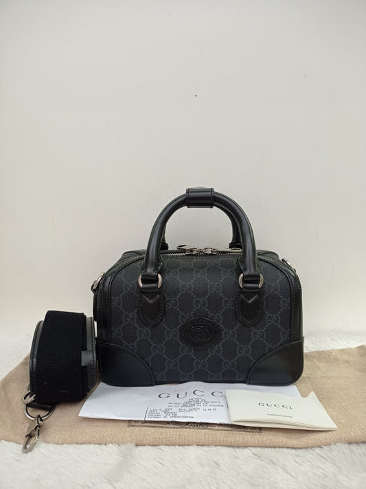 Gucci Bandoulier Boston Black SHW 2024