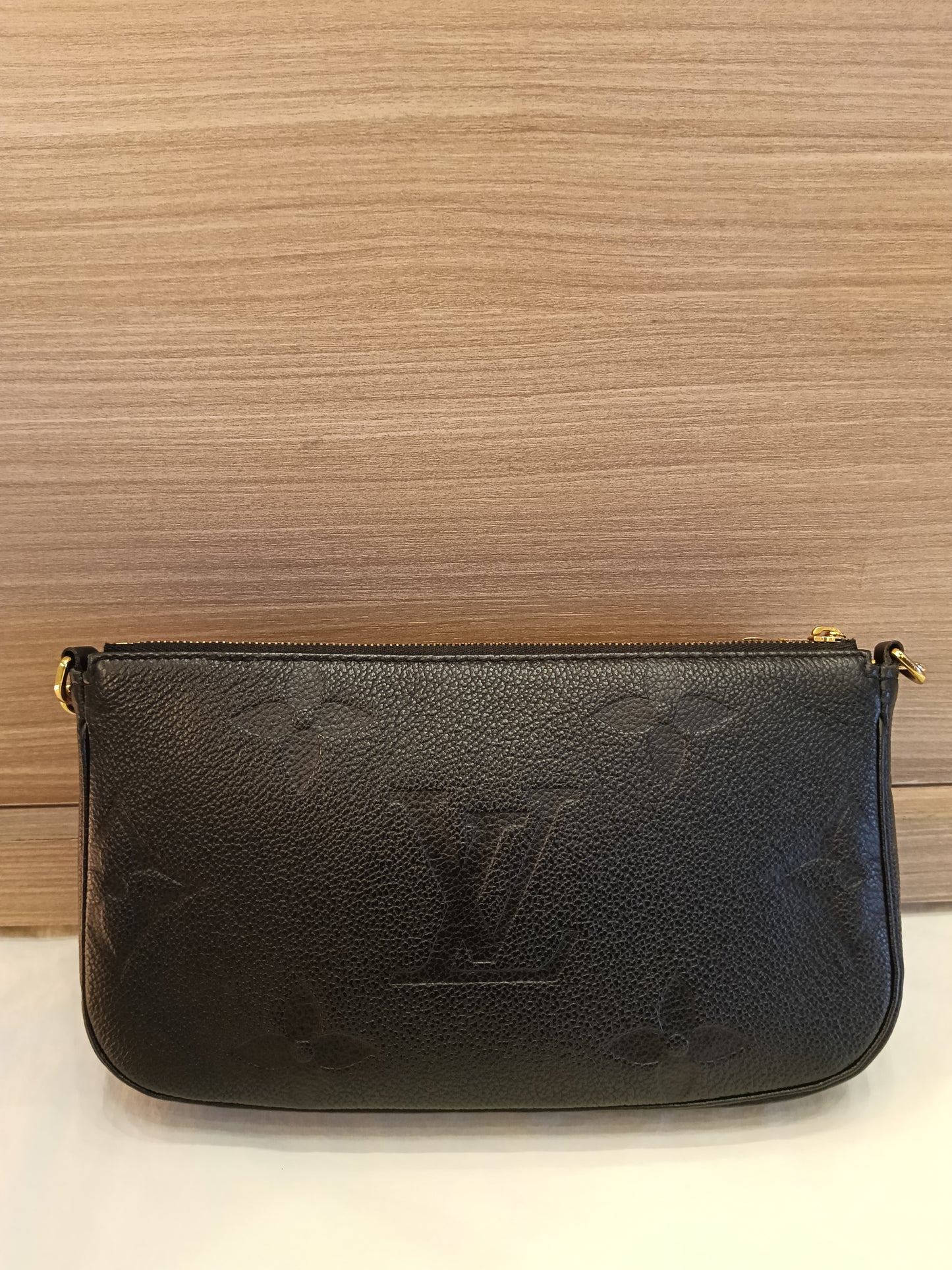 LV Multi Pochette Accesories NV Monogram Empreinte Noir (CHIP)