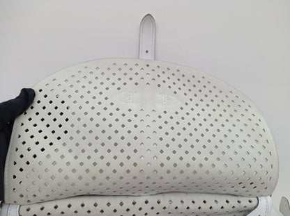 LV Saumur Perforated Limited Edition White Flore