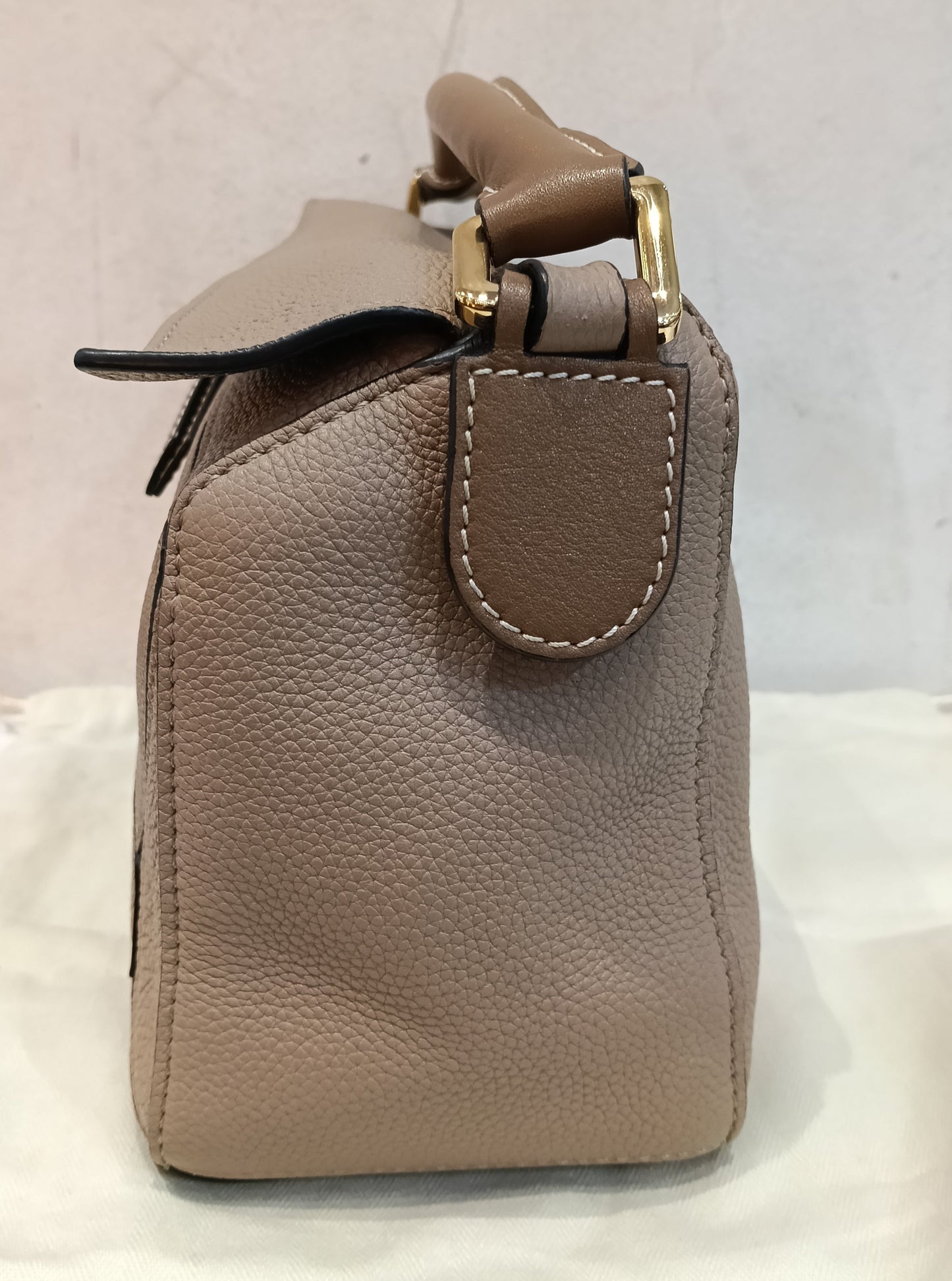 Loewe Puzzle Small Grained Sand Mink GHW 2020