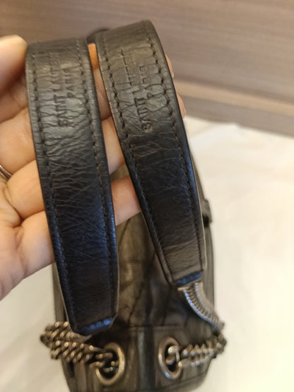 YsL Niki Medium Calfskin Black RHW 2018