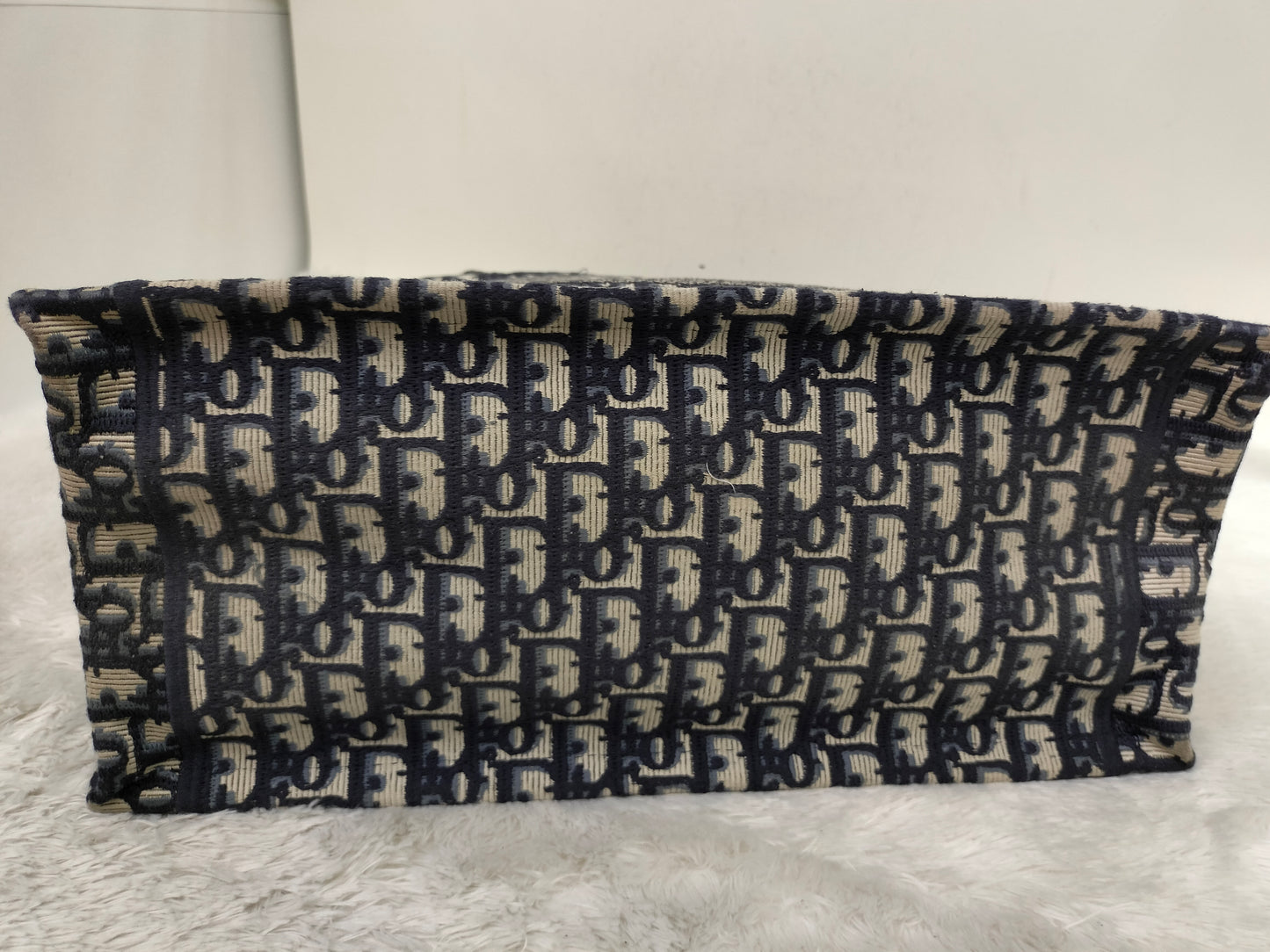 Dior Tote Book Medium Oblique Navy 2018