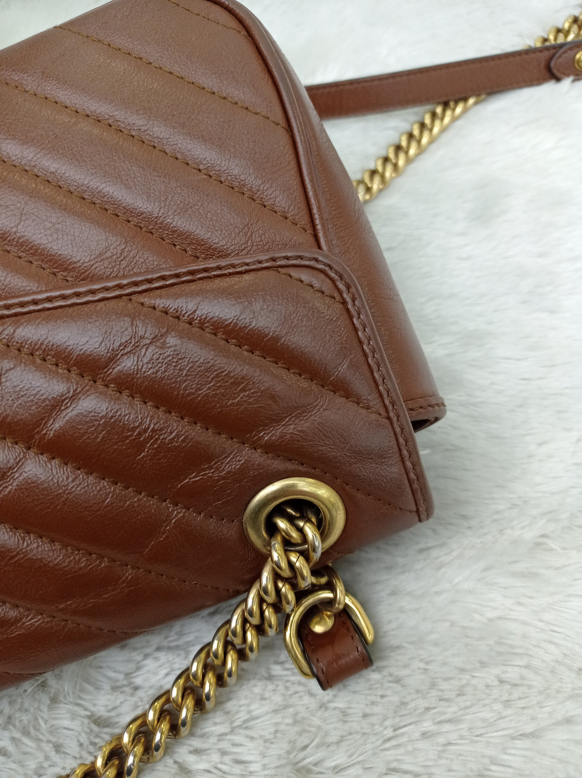 Gucci Marmont Small Brown GHW