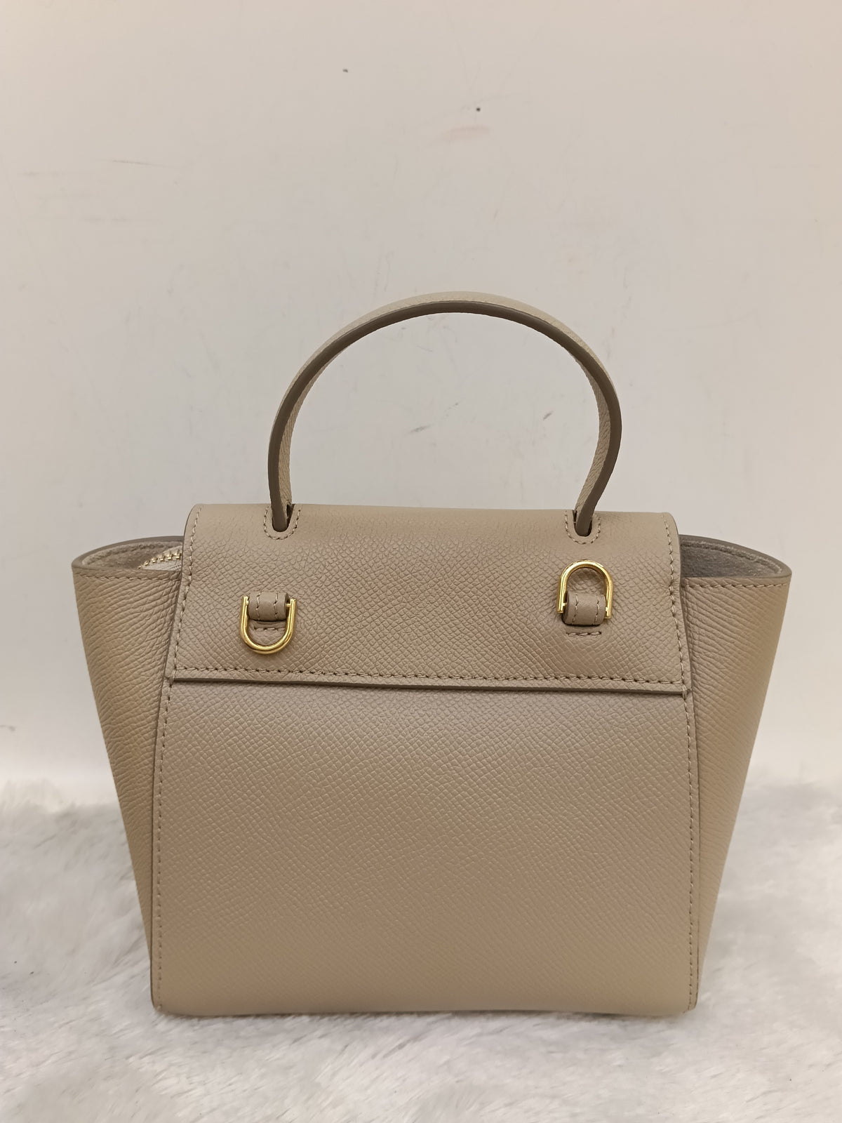 Celine Pico Belt Grained Light Taupe GHW 2020