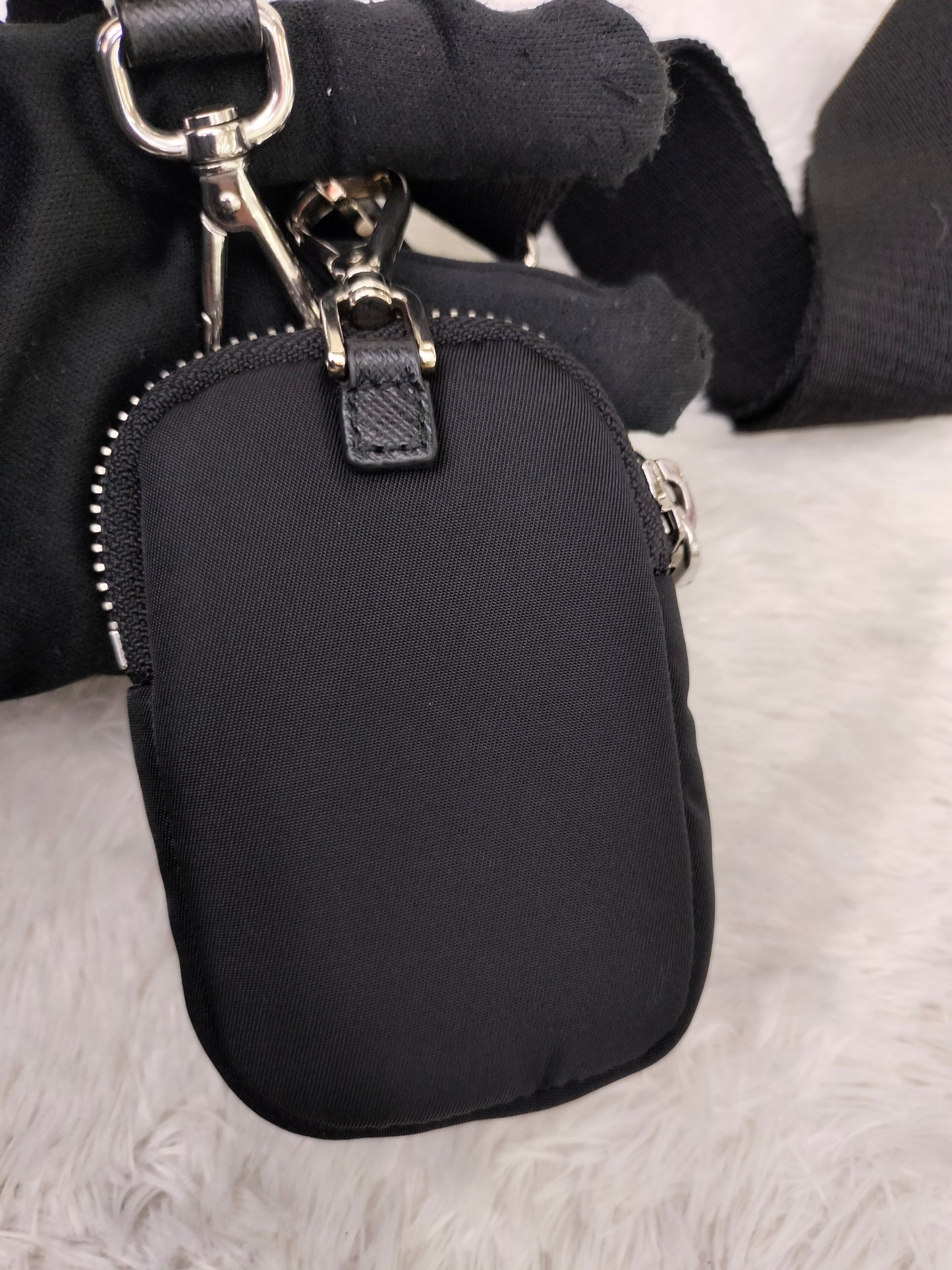 Prada Tessuto Saffian Nero Multi Pochette Re Edition Nylon SHW 2021