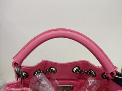 Chanel Urban Luxury Drawstring Backpack Python Pink RHW #22