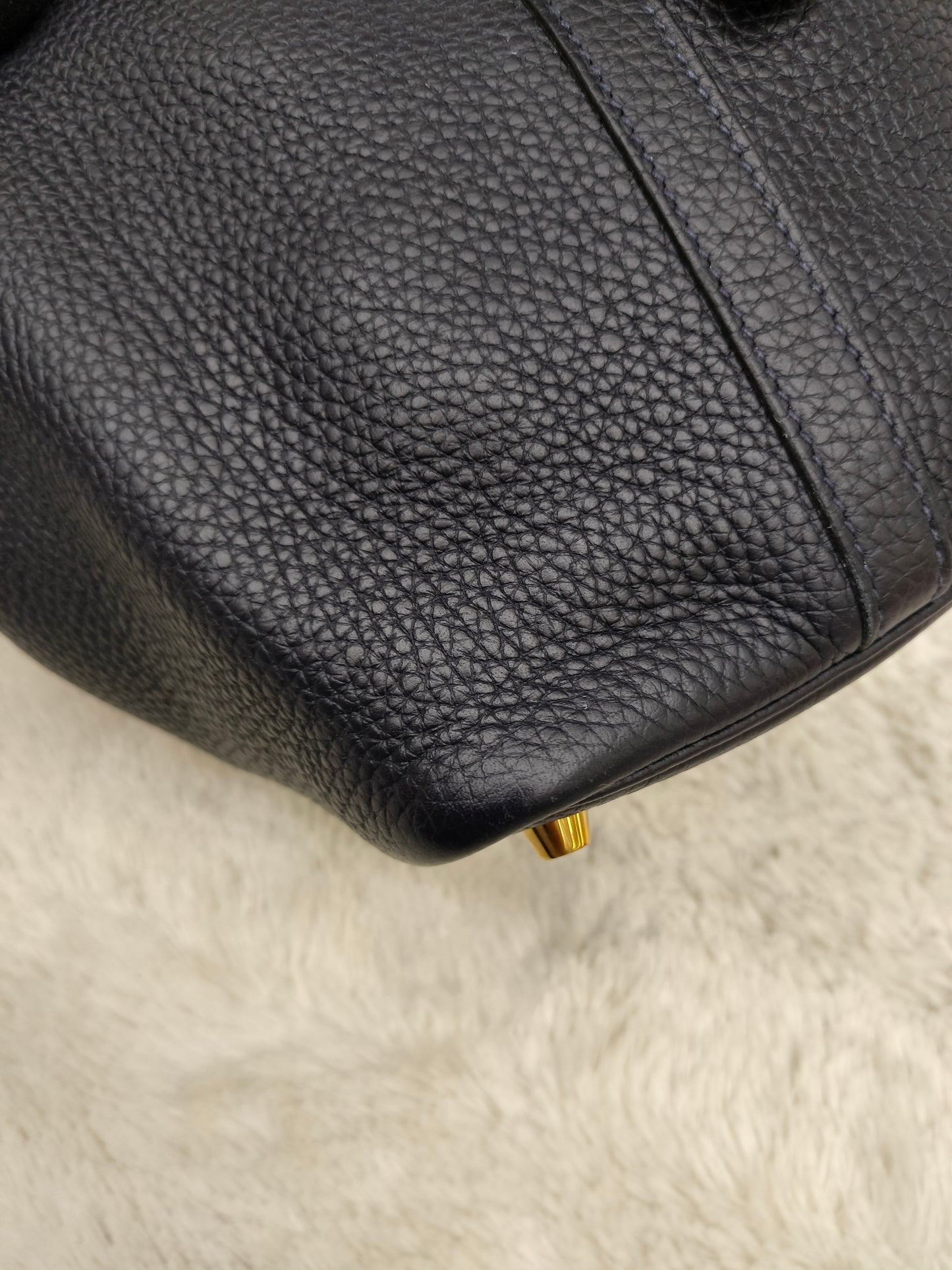 *Neverbeen Used* Picotin Lock 18 Clem Bleu Indigo GHW #Y