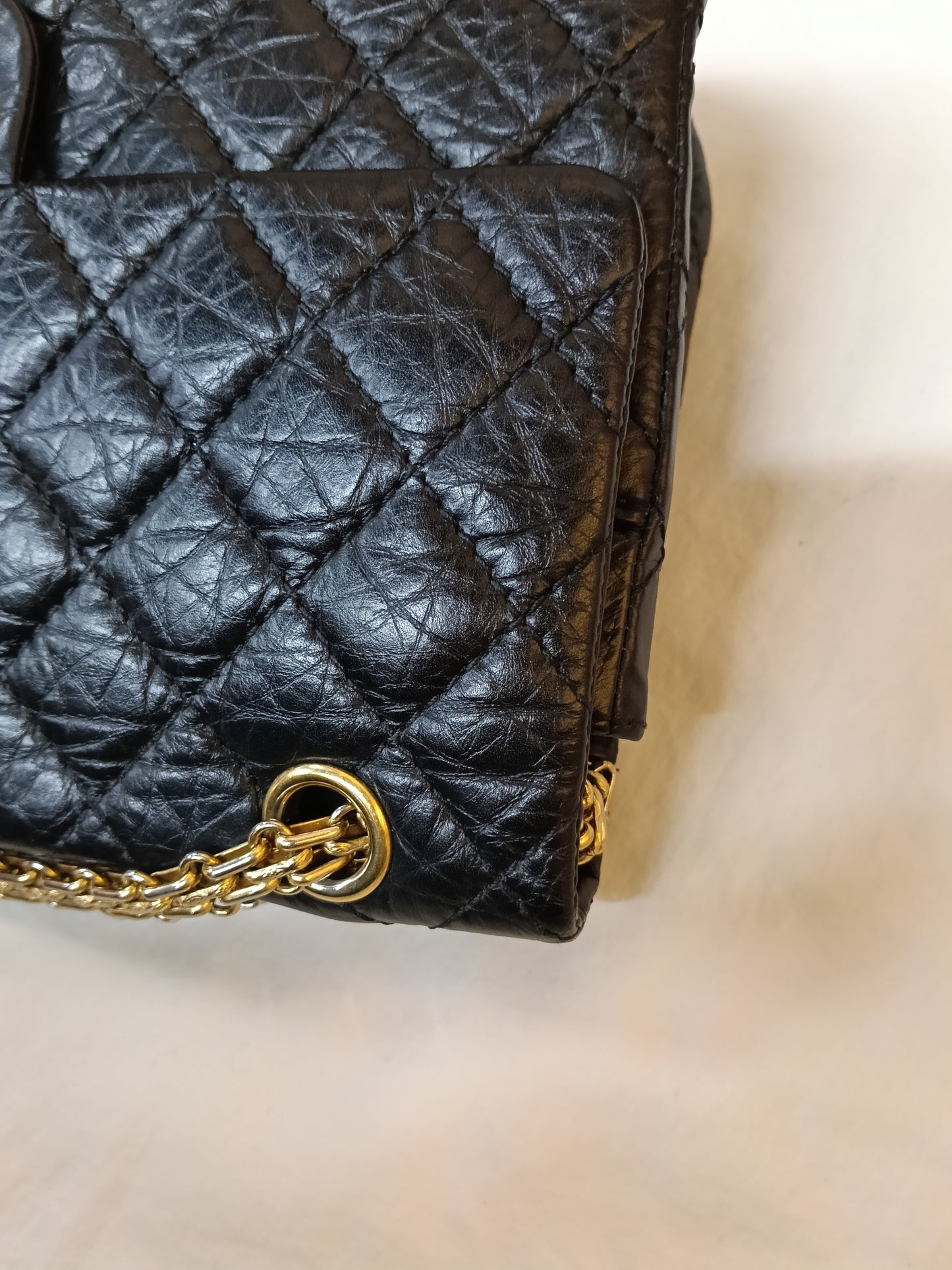 Chanel Reissue 225 Calfskin Black GHW DF #14
