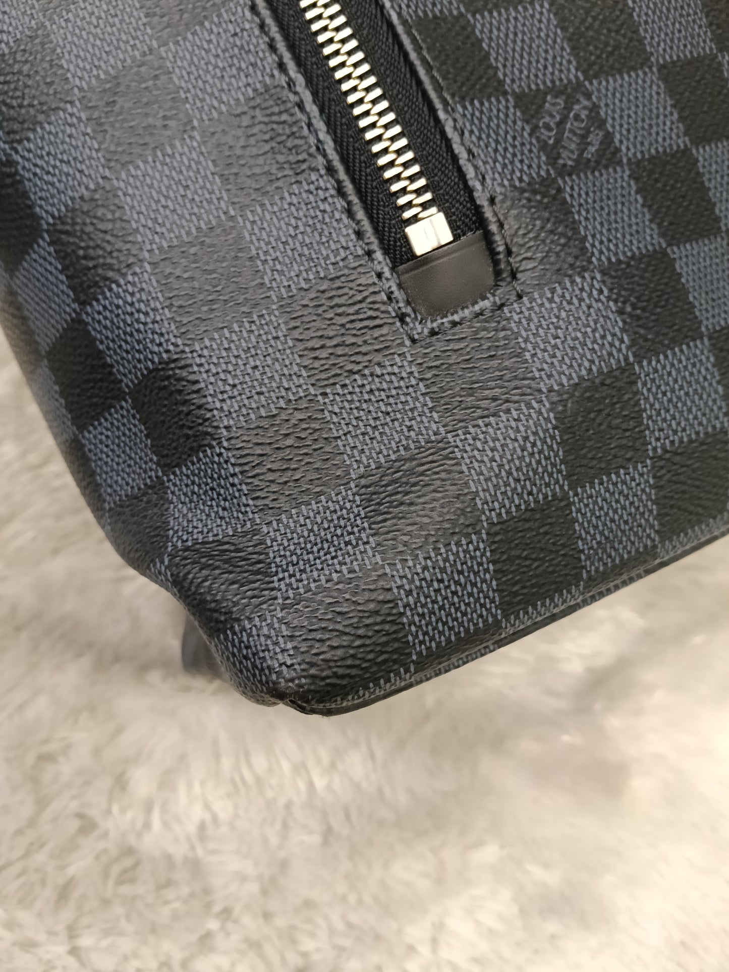 LV Newport Backpack Damier Graphite Cobalt 2016