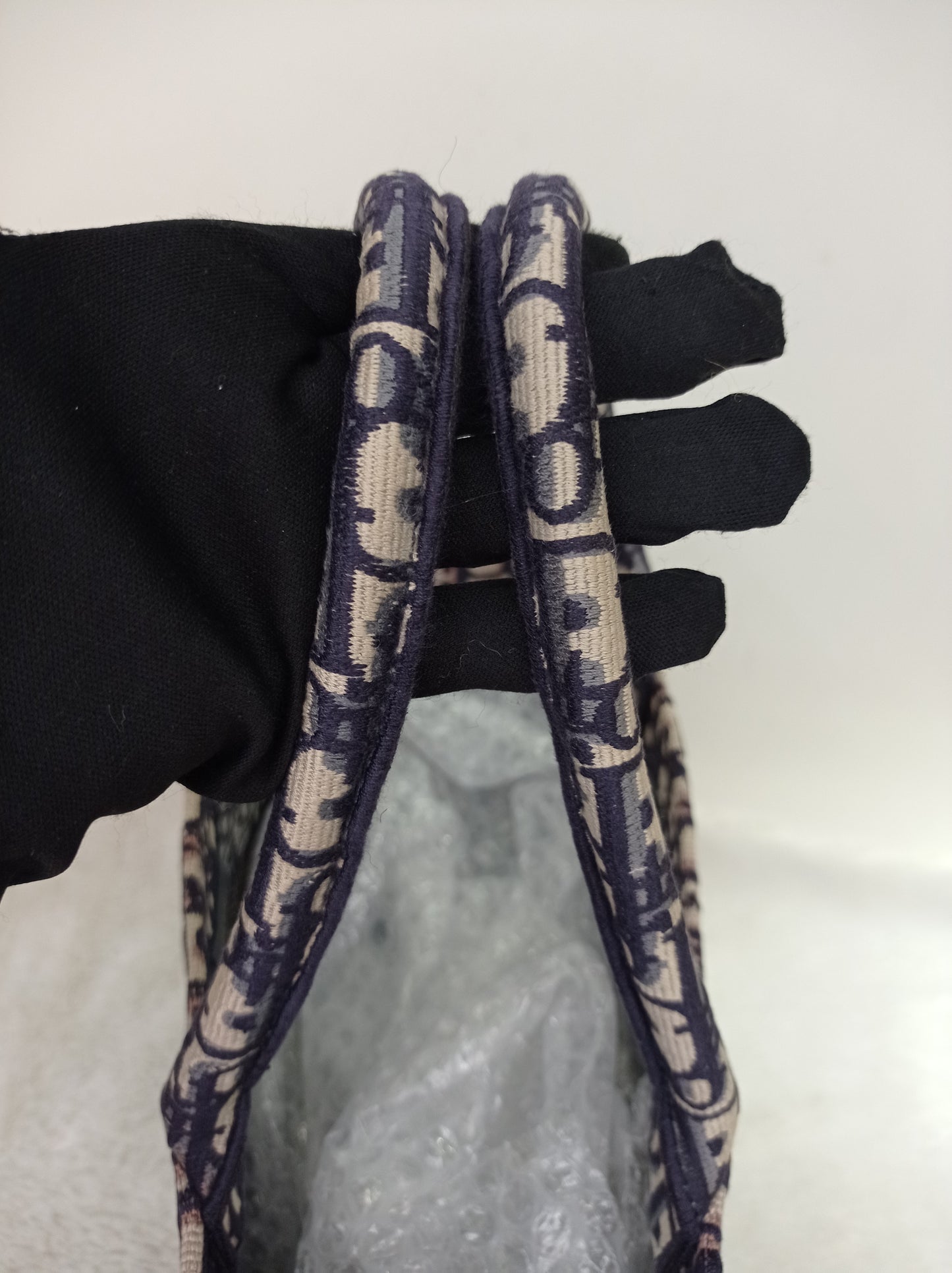 Dior Tote Book Medium Oblique Navy 2019