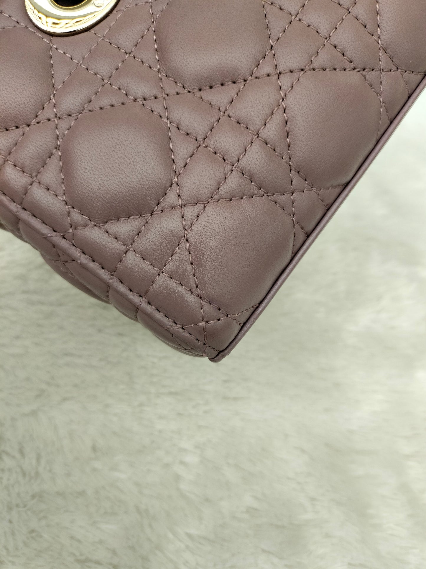 Dior D'joy Small Lamb Peony Pink GHW 2022