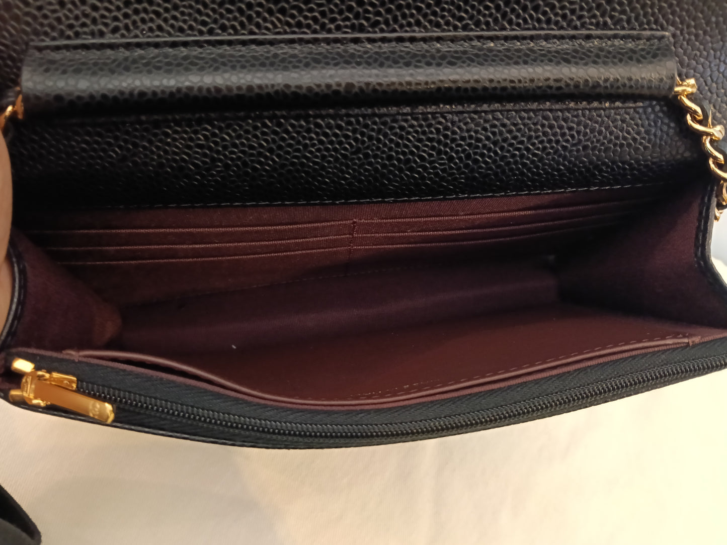 Chanel WOC Caviar Black GHW #29