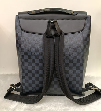 LV Newport Backpack Damier Graphite Cobalt 2016
