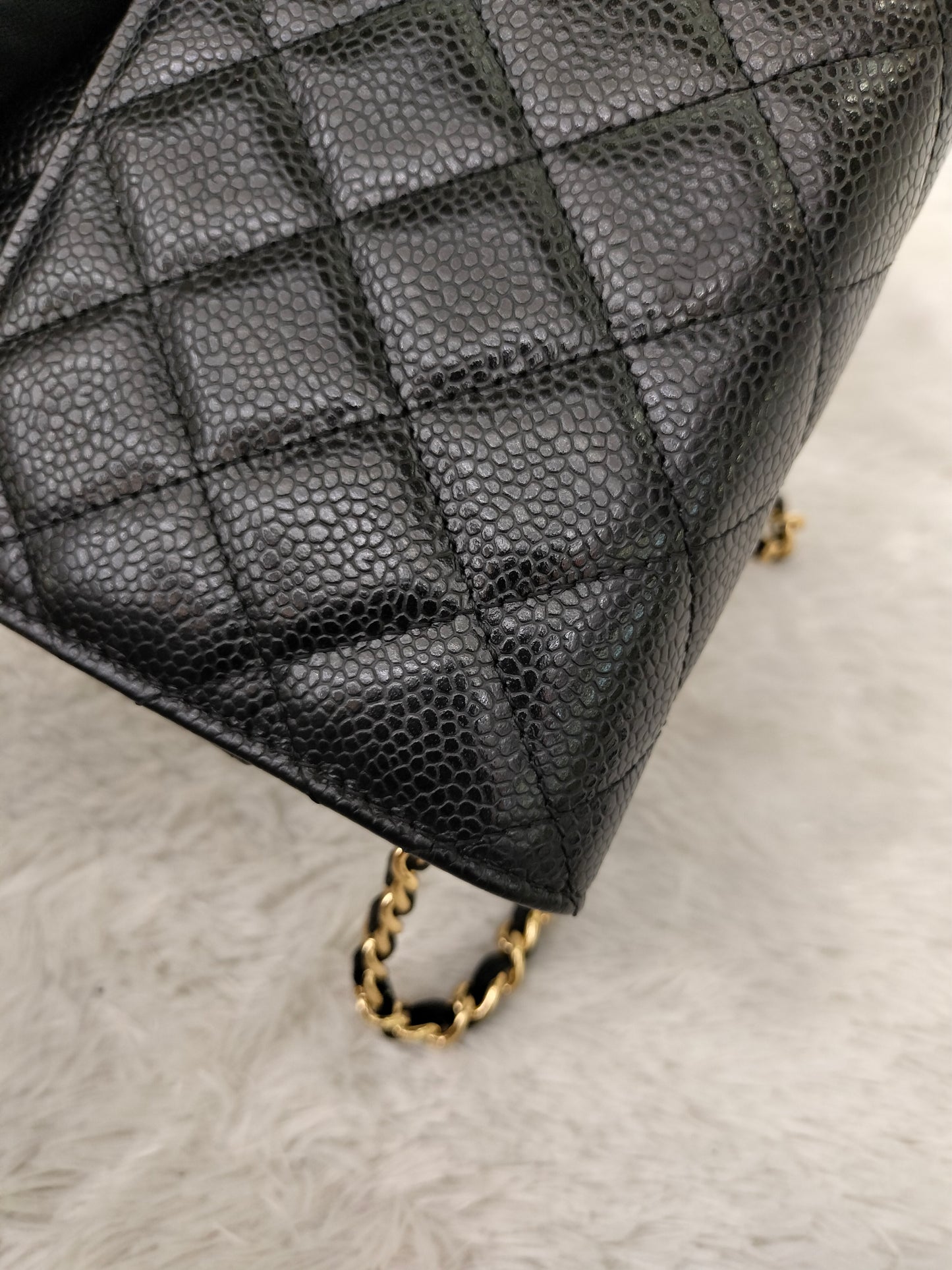 Chanel WOC Caviar Black GHW (CHIP)