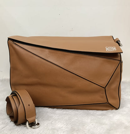 Loewe Puzzle Large Calfskin Tan SHW 2016