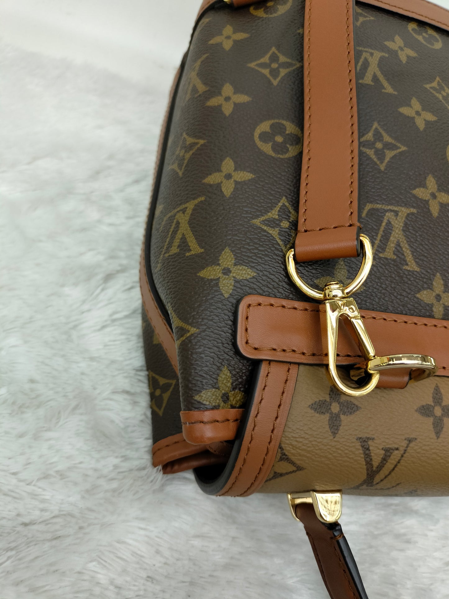 LV Dauphine Backpack Monogram Reverse 2020