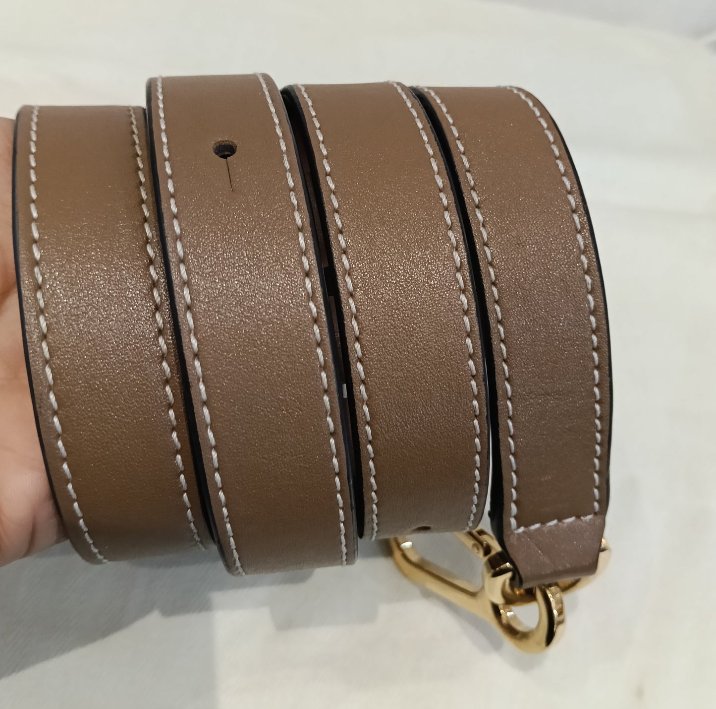 Loewe Puzzle Small Grained Sand Mink GHW 2020