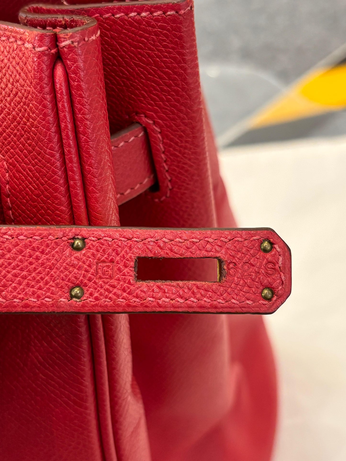 B35 Epsom Ferrari Red GHW #G square