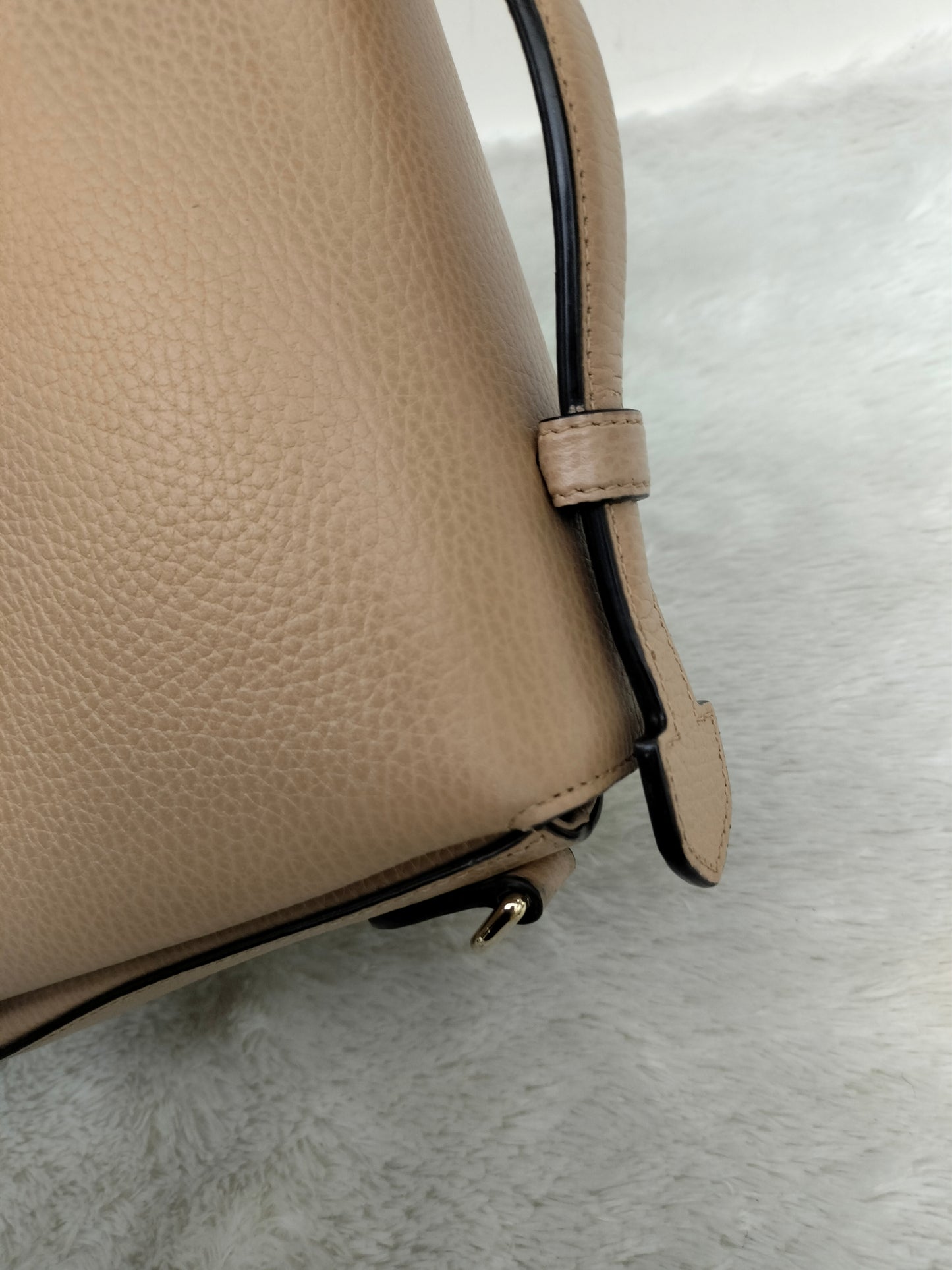 Gucci Interlocking Top Handle Beige GHW