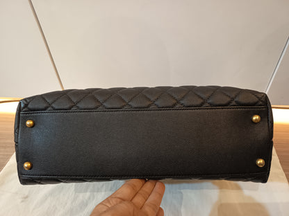 Chanel Coco Handle Large Caviar Black GHW #25