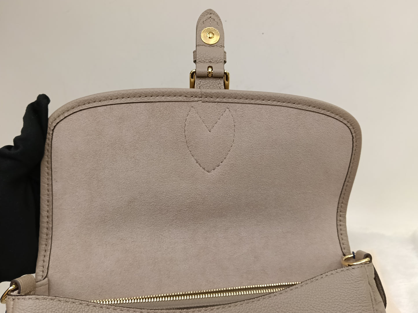 LV Diane PM ST NM Monogram Empreinte Giant Tourterelle Creme 2025 (CHIP)