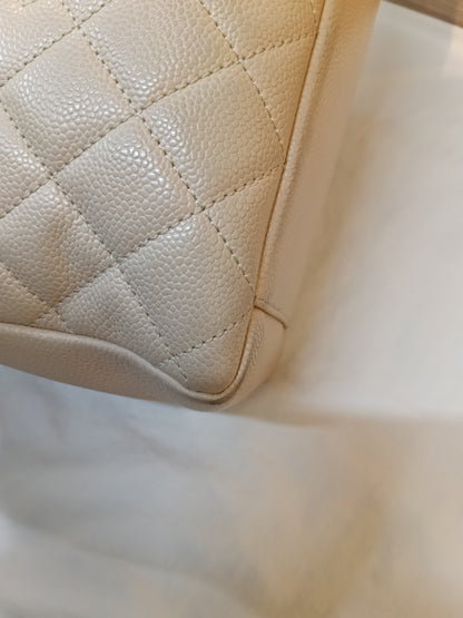 Chanel GST Caviar Beige GHW #16