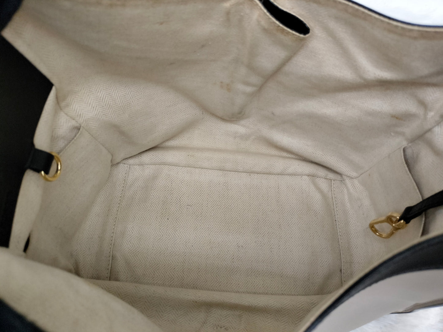 Loewe Hammock Small Beige Brown Black GHW 2018