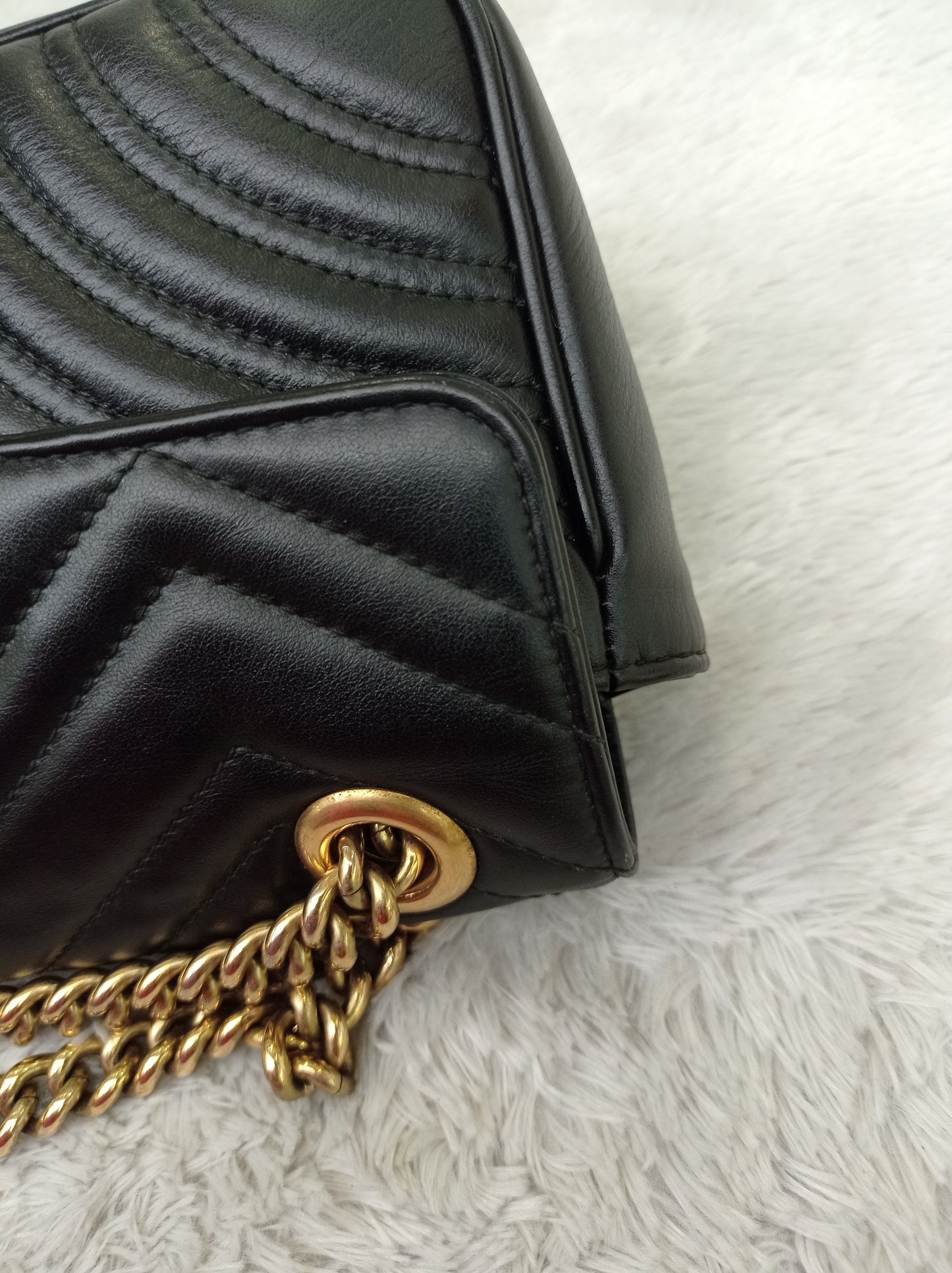 Gucci Marmont Mini Black GHW