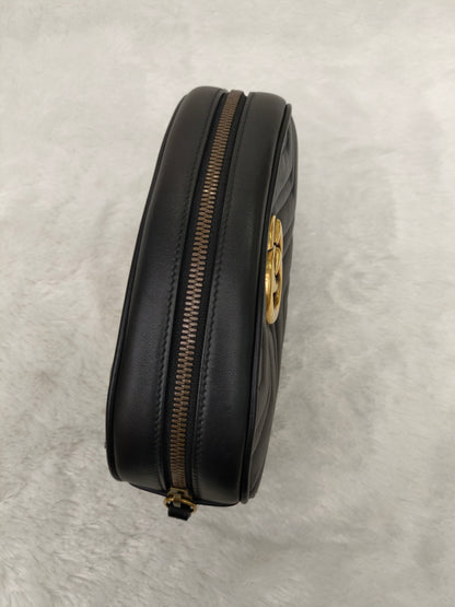 Gucci Marmont Belt Bag Black GHW