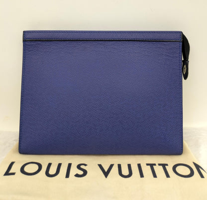 LV Pochette Voyage Taiga Blue Cobalt 2019