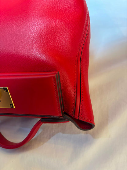 Hermes 2424 Mini Evercolour Swift Rouge De Coeur GHW #Y