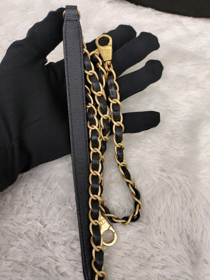 Chanel Coco Handle Large Caviar Black GHW #24