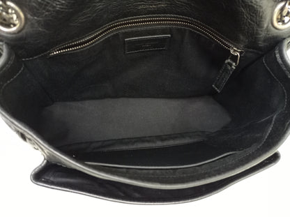 YsL Niki Medium Calfskin Black RHW 2018