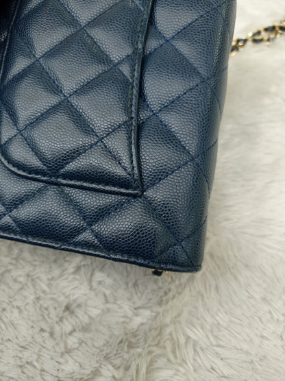 Chanel WOC Caviar Navy GHW #22