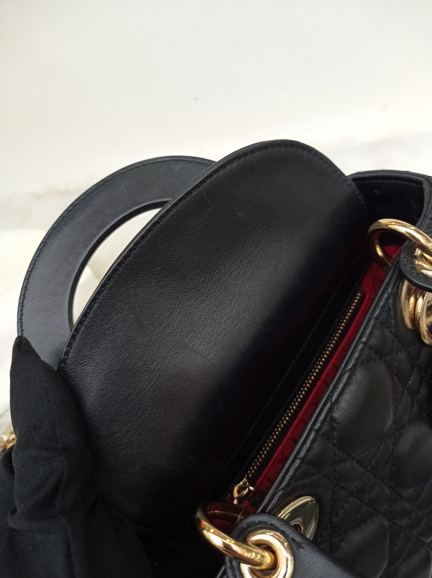 Lady Dior Mini Lamb Black GHW 2018