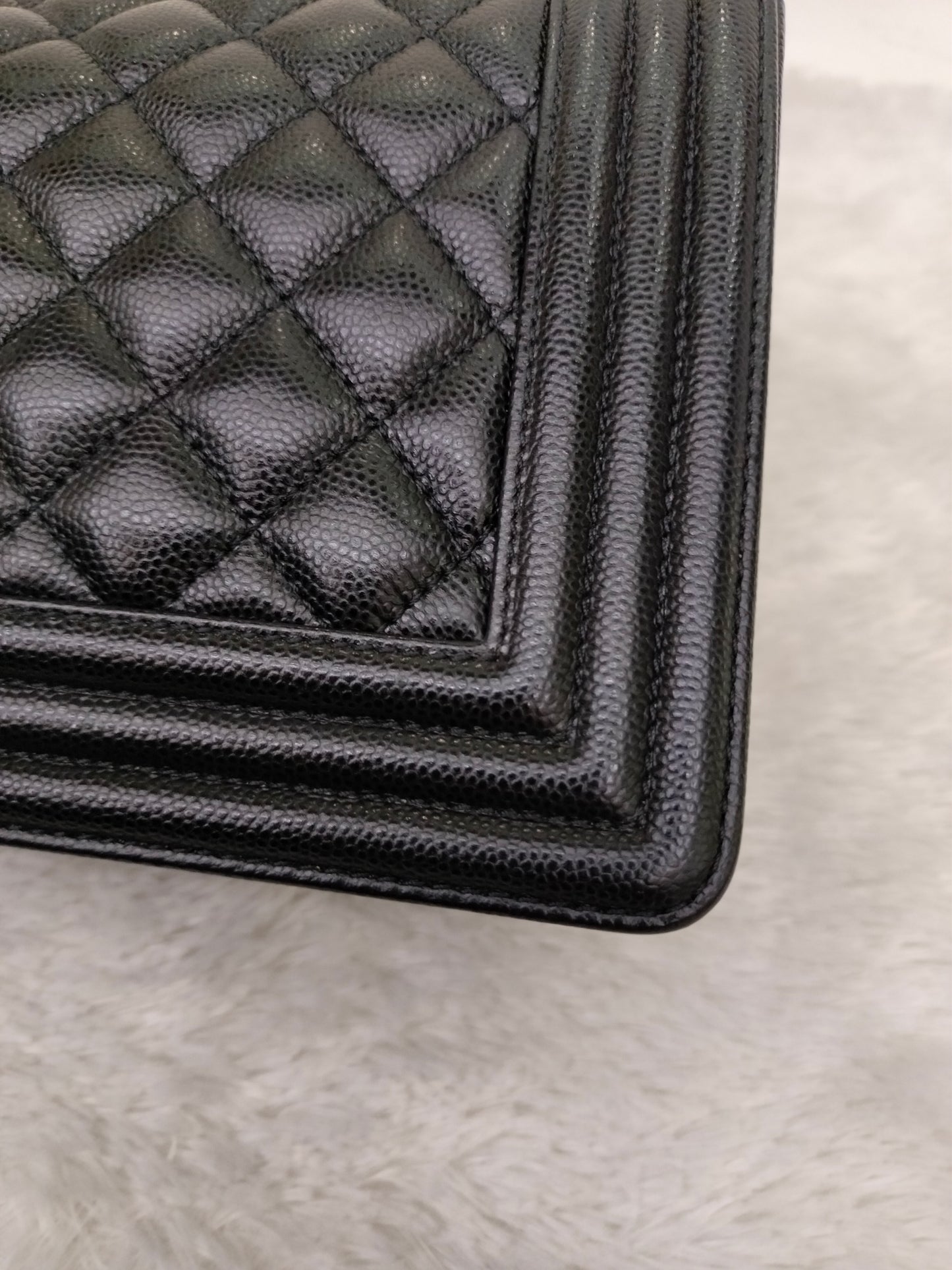 Chanel Boy 25 Caviar Black GHW #27
