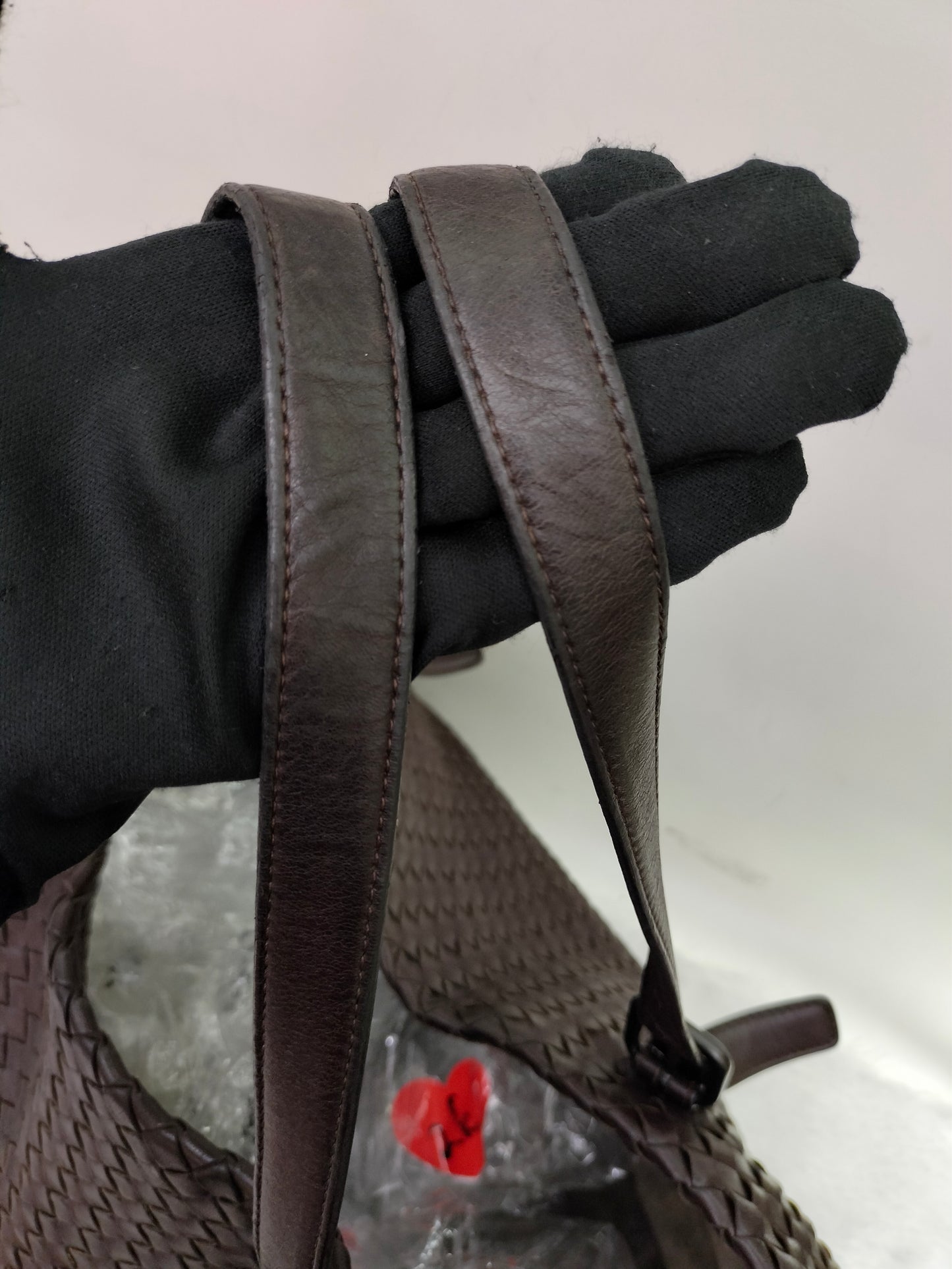 Bottega Veneta Cesta Shopper Tote Intrecciato Dark Brown