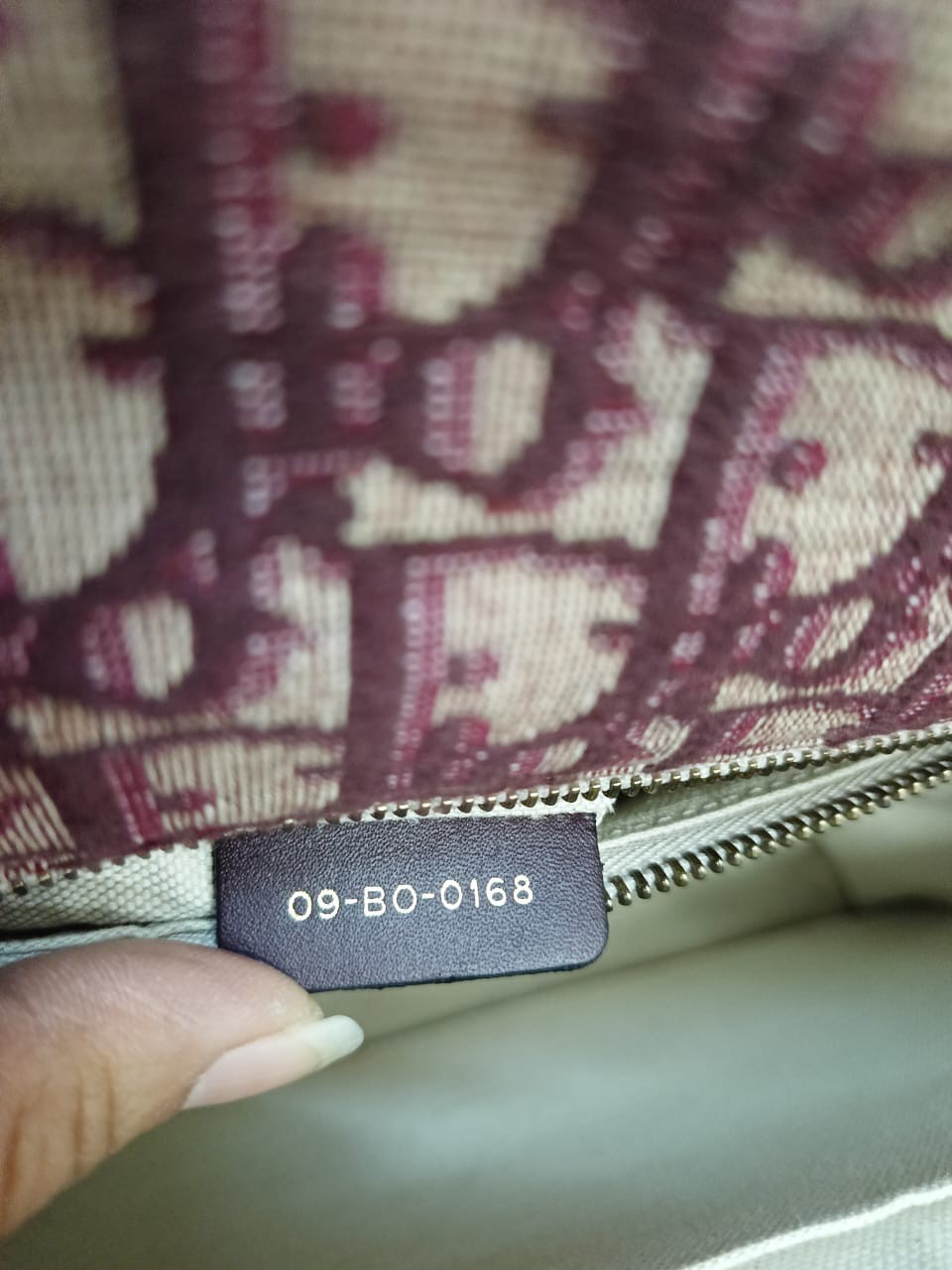 Dior Addict Flap Oblique Maroon GHW 2018