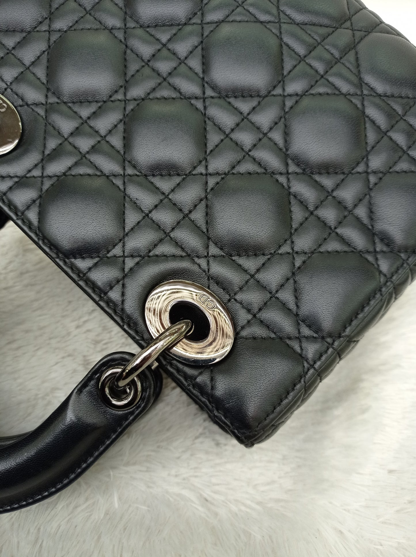 Lady Dior Small Lamb Black RHW 2021