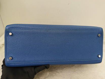 K35 Togo Blue Myconos PHW #O square